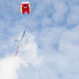 camera rig hanging from kite line