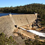 Wellington Dam wall