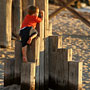 climbing to the top