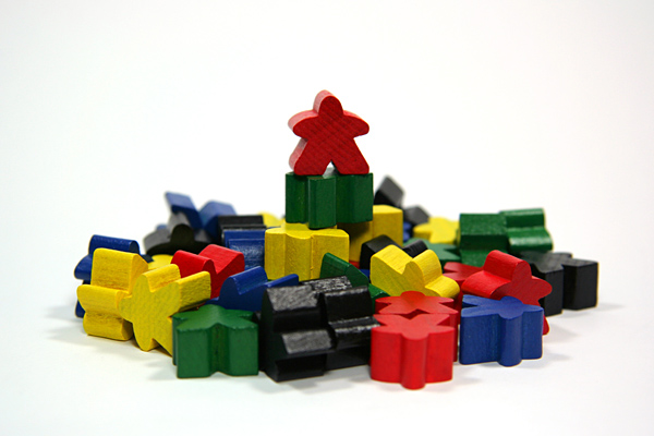 King of the Meeple People, from "Carcassonne"