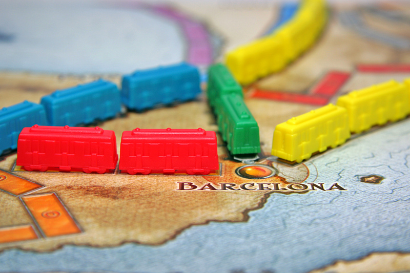 Barcelona, from "Ticket To Ride Europe"