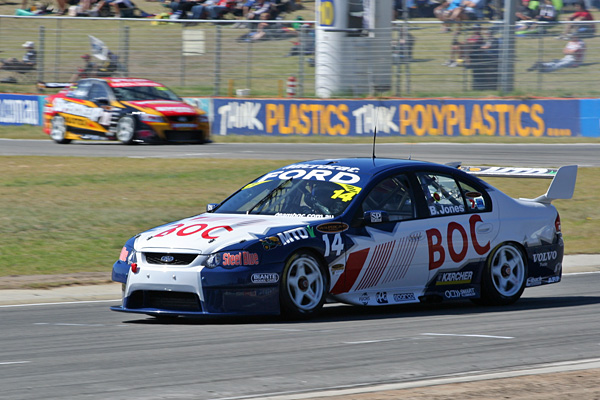 Brad Jones driving a Team BOC BF Falcon