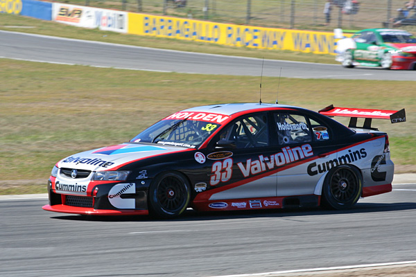 Lee Holdsworth driving  a Valvoline Cummins VZ Commodore