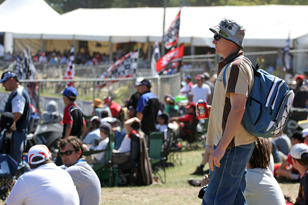 watching the action