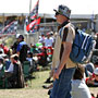 watching the action