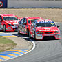 Craig Lowndes leading two other Commodores