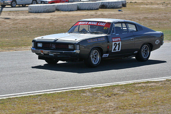 Garry Treloar in his Chevrolet Camaro