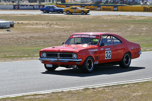 Peter McLean in his Holden Monaro HT