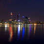 Perth city before dawn