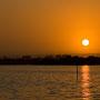 sunrise through the haze