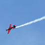 streaking through the sky