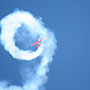 barrel rolls after completing a qualifying run