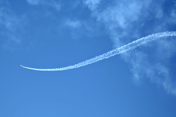 smoke trails
