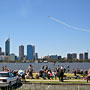 aerobatics over Perth