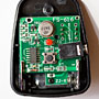 transmitter with top of case removed