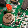 detail of receiver PCB
