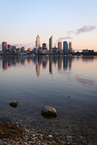 Perth city skyline