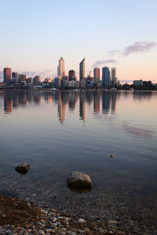 Perth city skyline