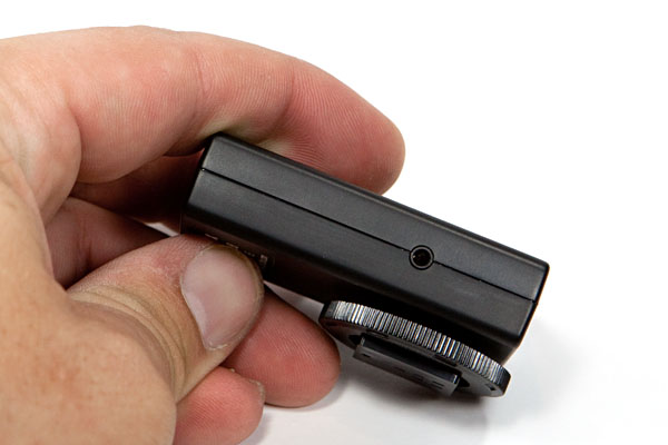 socket for camera cable on the receiver