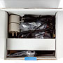 lotsa cables and accessories in the bottom of the box