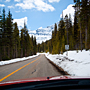 road to Cameron Lake