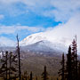 snow-capped mountains