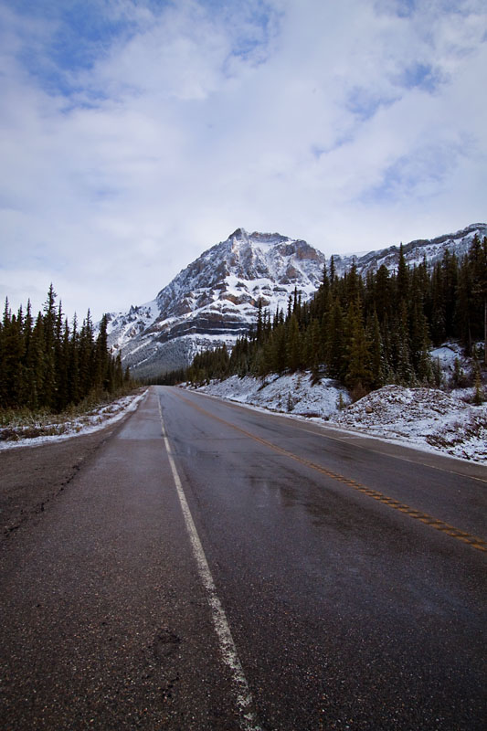 snowy mountains