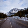 snowy mountains
