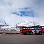 Athabasca Glacier and Ice Explorer bus