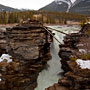 top section of Athabasca Falls