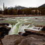 above Athabasca Falls