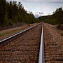 straight track to the mountains
