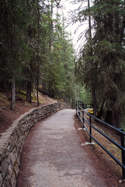 Johnston Canyon walk trail