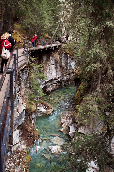 boardwalk along the canyon
