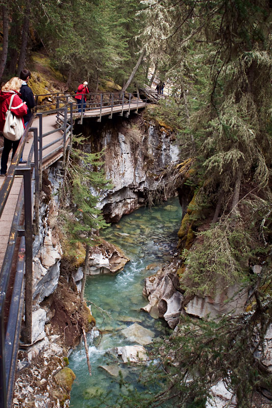 boardwalk along the canyon