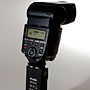 Canon 430EX flash mounted on Tetra receiver