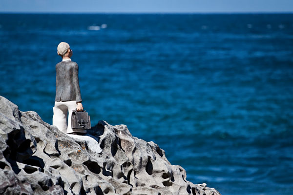 "a man above" by Philippe Moreau