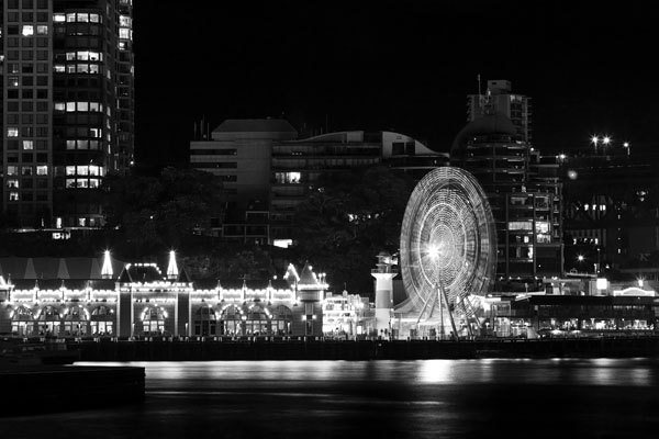 Luna Park at night