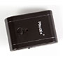 top of the Aster transmitter: test button and power LED (Phottix Aster)