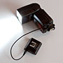 Aster receiver triggering Canon 580EX II flash via PC sync cable