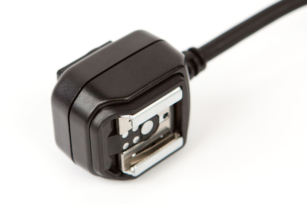hot shoe connector on the hot shoe block
