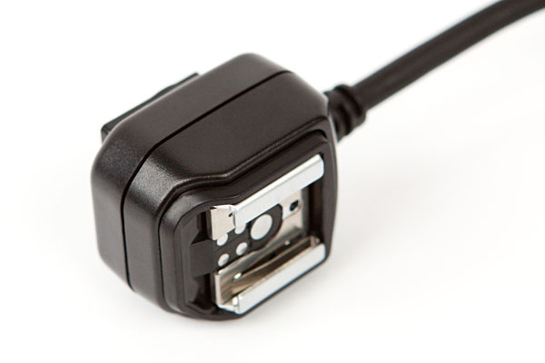 hot shoe connector on the hot shoe block