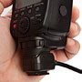 connected to Canon 580EX II flash