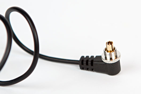 threaded collar on PC sync cable