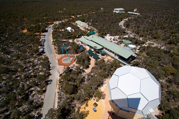 view of the Gravity Discovery Centre from the top of the Leaning Tower