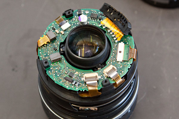 damaged ribbon cable to the IS mechanism