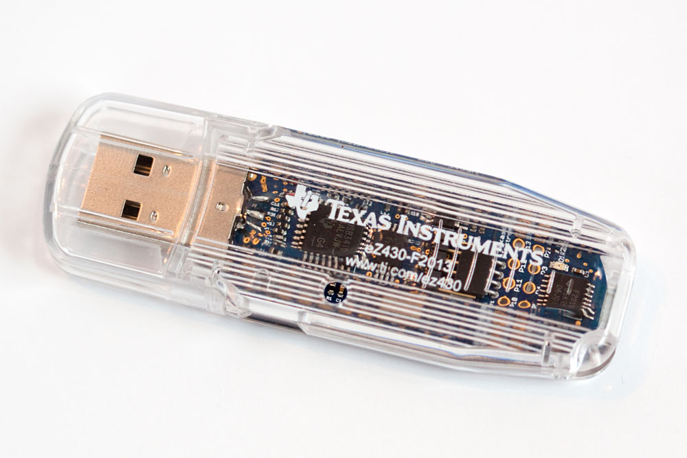 eZ430-F2013 in its plastic case