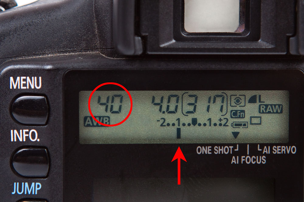 Canon 350D, -1 stop exposure compensation