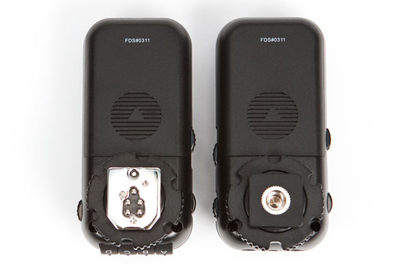 transmitter (left) and receiver (right)
