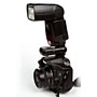 Canon 580EX II flash on a transmitter on a Canon 50D camera